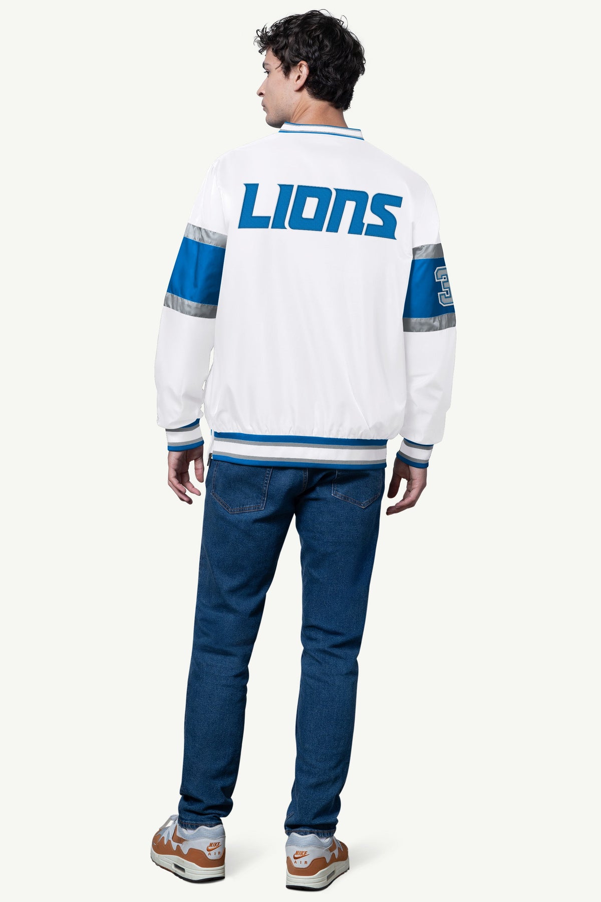 MENS DETROIT LIONS SIGNAL COLLAR PULLOVER - Starter