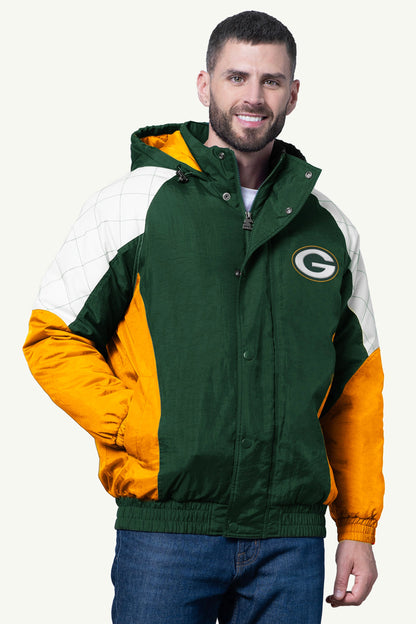 MENS GREEN BAY PACKERS NYLON JACKET - Multi
