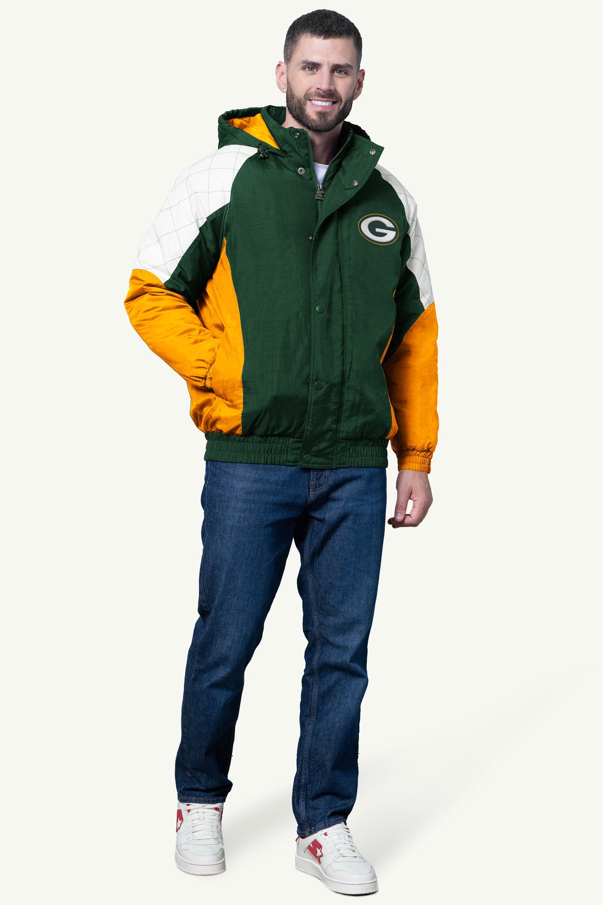 MENS GREEN BAY PACKERS NYLON JACKET - Multi