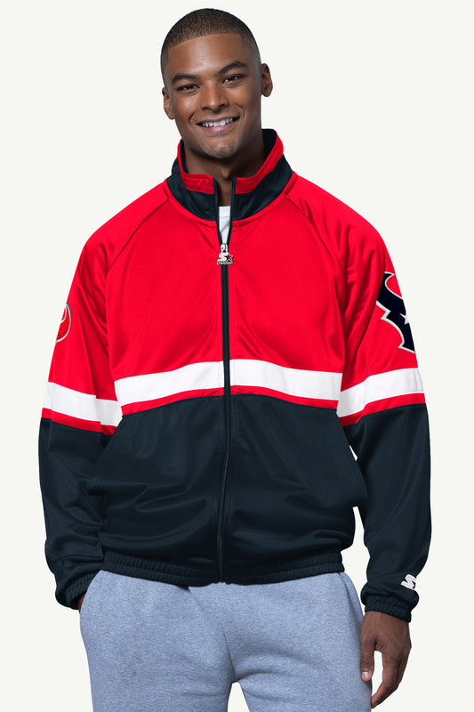 MENS HOUSTON TEXANS VETERAN TRACK JACKET - Starter