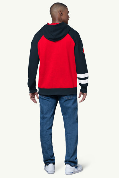 MENS HOUSTON TEXANS INTERCEPTION COLORBLOCK HOODIE - Starter