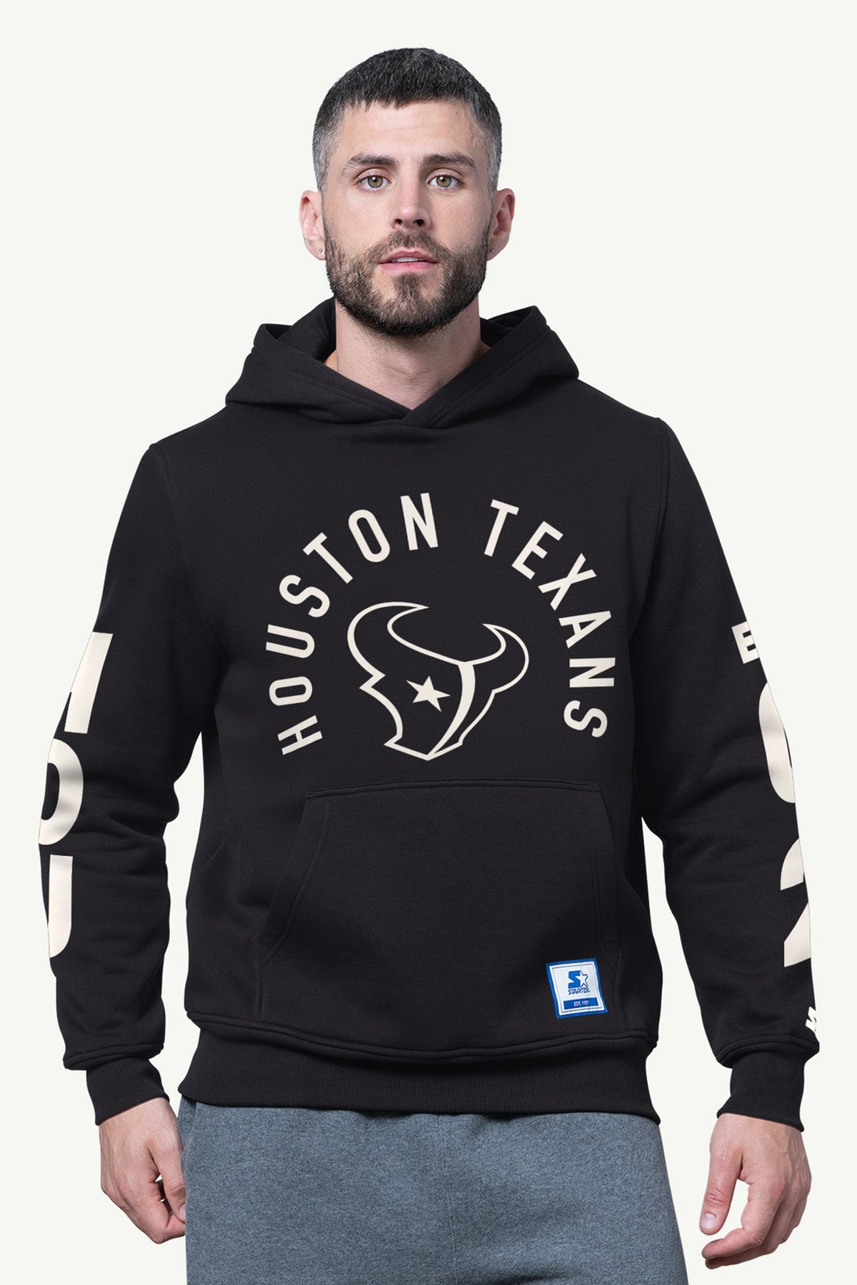 MENS HOUSTON TEXANS HANDOFF FLEECE HOODIE - Starter