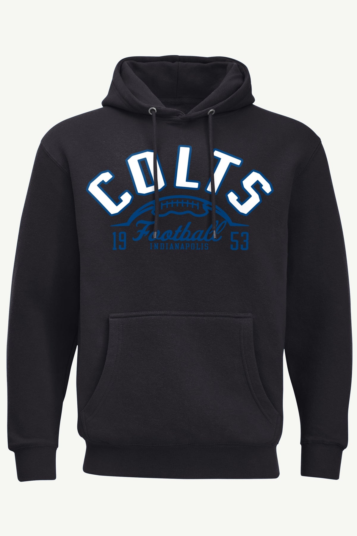 MENS INDIANAPOLIS COLTS HALF BALL HOODIE - Black