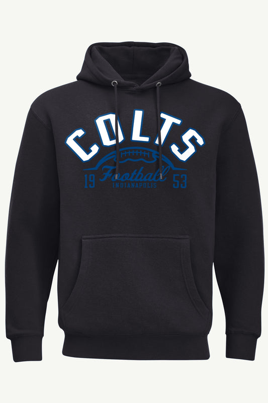 MENS INDIANAPOLIS COLTS HALF BALL HOODIE - Black