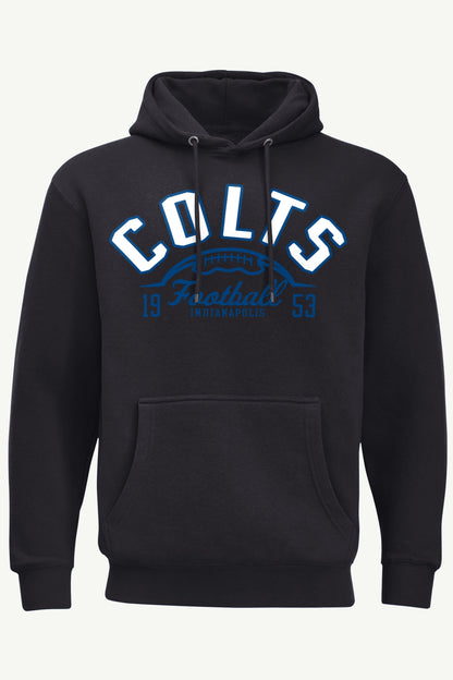 MENS INDIANAPOLIS COLTS HALF BALL HOODIE - Black