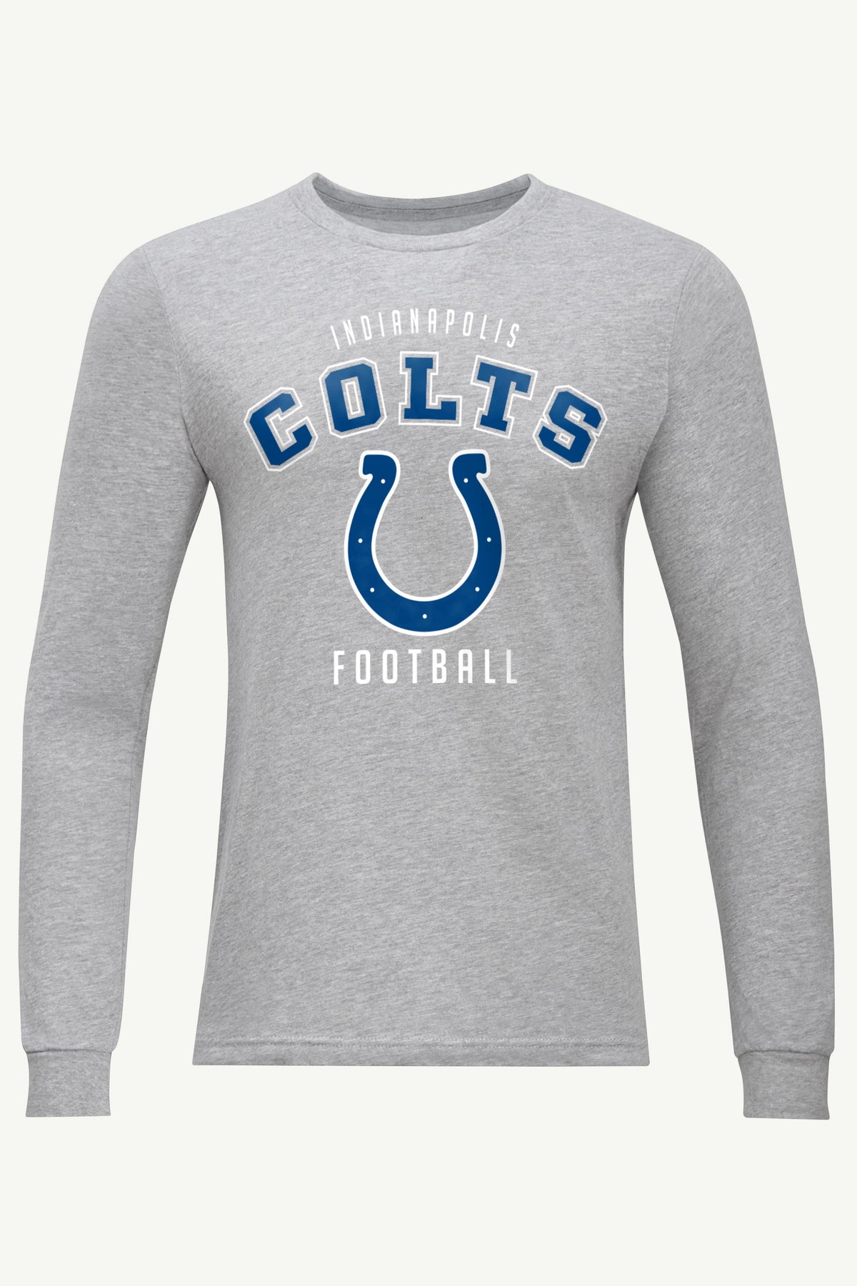 MENS INDIANAPOLIS COLTS LONG SLEEVE T SHIRT - Heather Grey