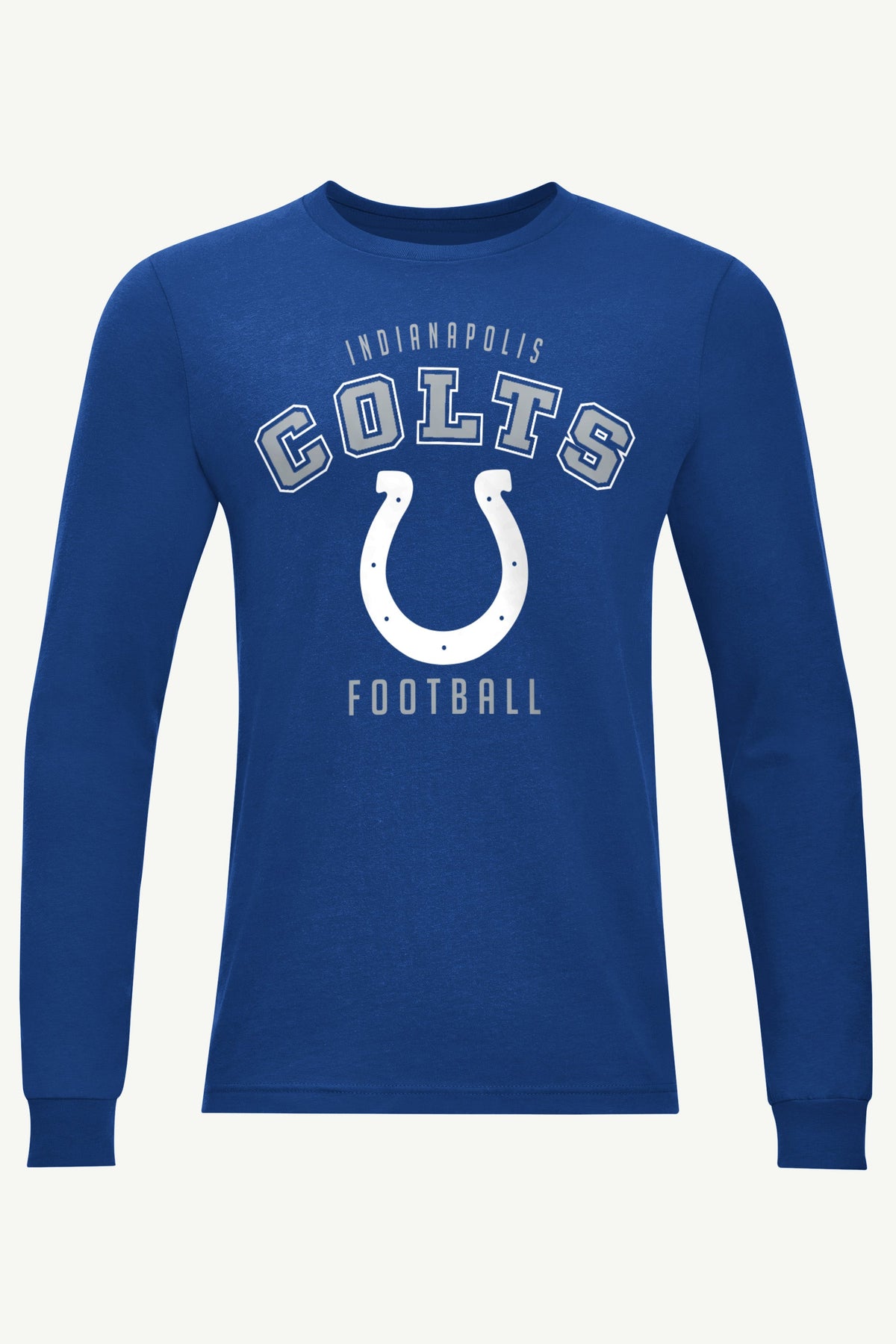 MENS INDIANAPOLIS COLTS LONG SLEEVE T SHIRT - Royal