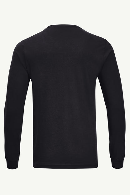 MENS JACKSONVILLE JAGUARS HALF BALL LONG SLEEVE T SHIRT - Black