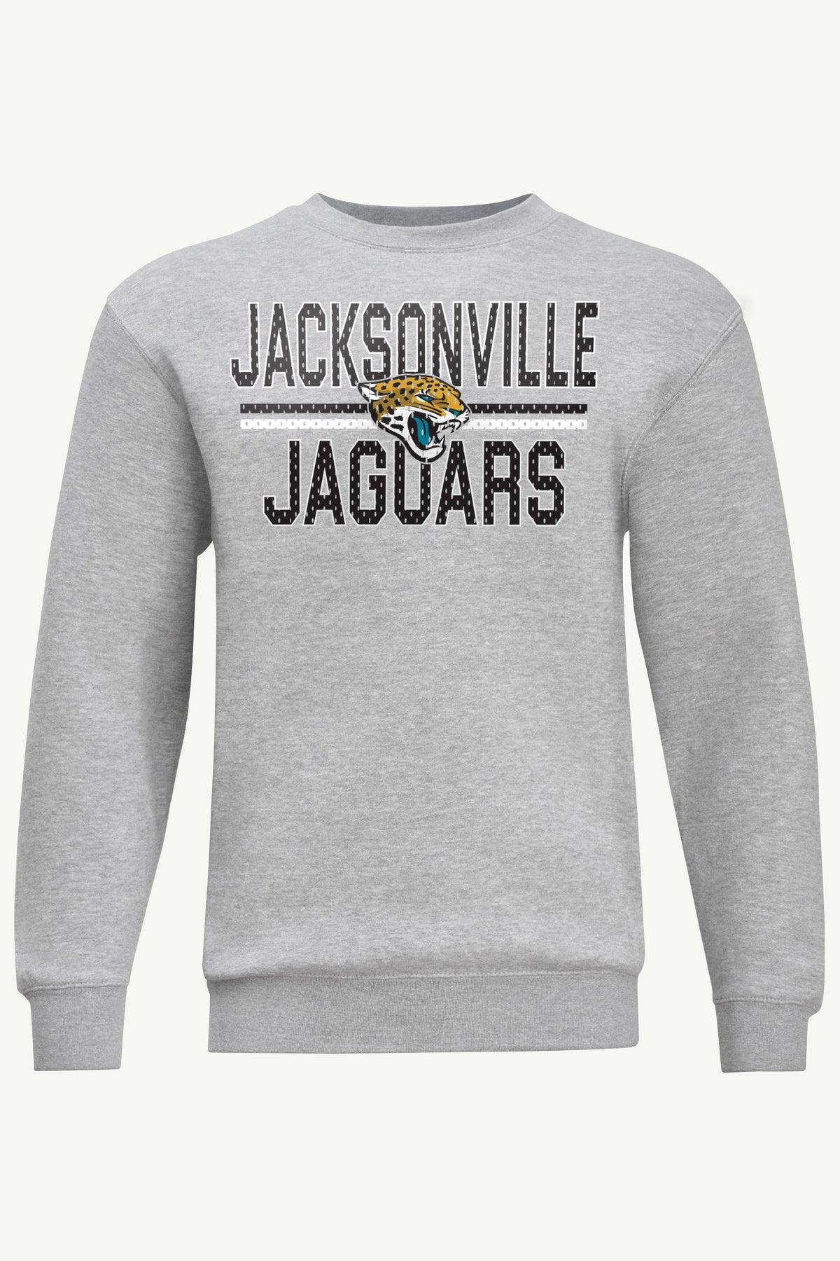 MENS JACKSONVILLE JAGUARS MESH LOOK SWEATSHIRT - Heather Grey