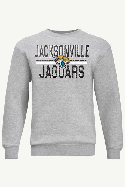 MENS JACKSONVILLE JAGUARS MESH LOOK SWEATSHIRT - Heather Grey