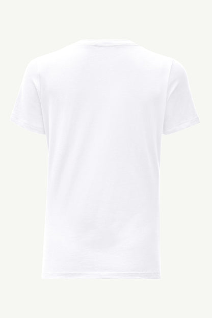 WOMENS JACKSONVILLE JAGUARS STRIPE V-NECK T SHIRT - White