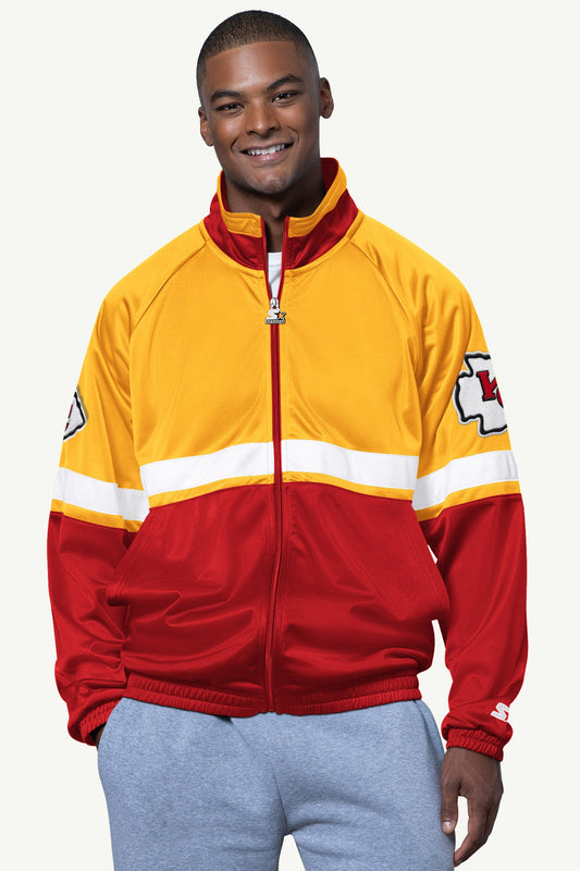 MENS KANSAS CITY CHIEFS VETERAN TRACK JACKET - Starter