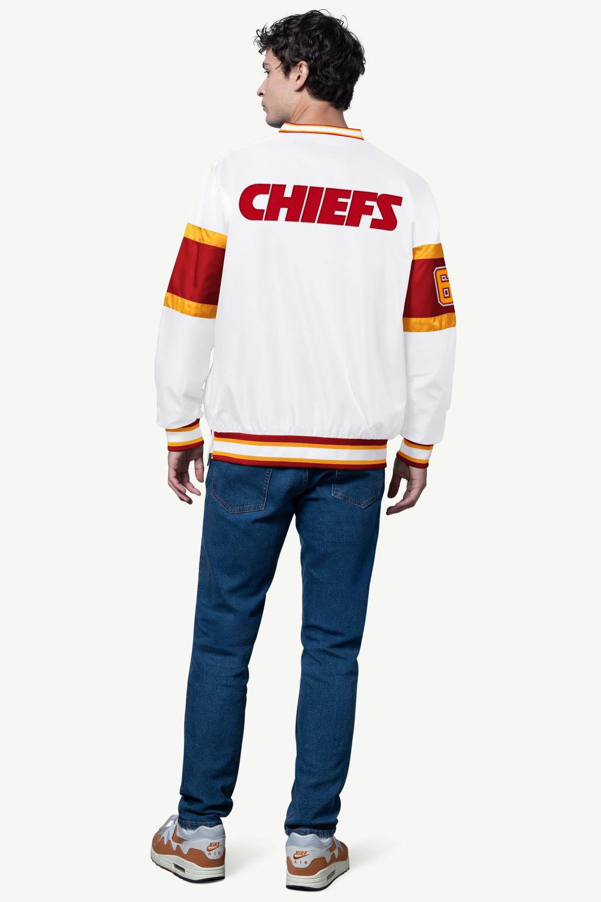 MENS KANSAS CITY CHIEFS SIGNAL COLLAR PULLOVER - Starter