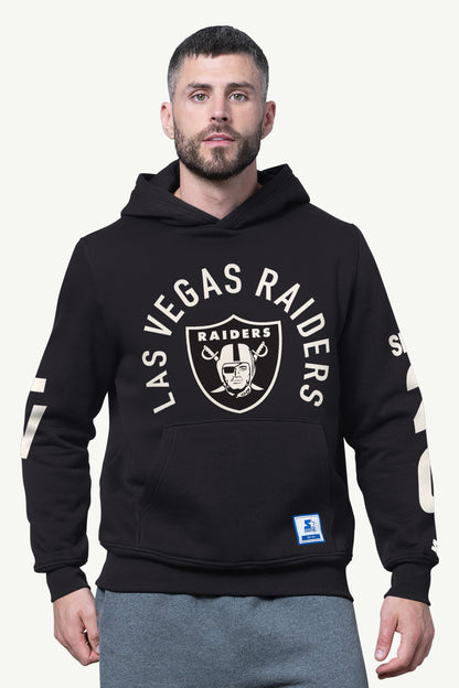 MENS LAS VEGAS RAIDERS HANDOFF FLEECE HOODIE - Starter