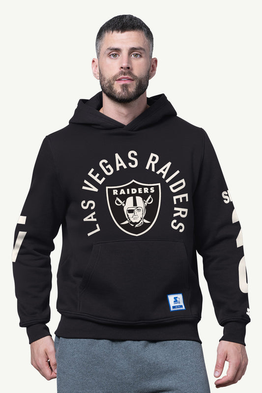 MENS LAS VEGAS RAIDERS HANDOFF FLEECE HOODIE - Starter