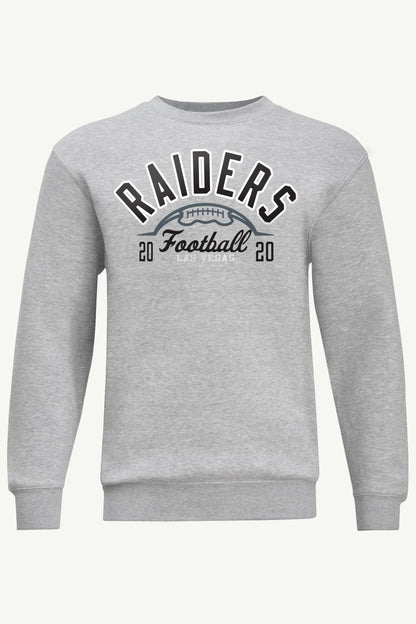 MENS LAS VEGAS RAIDERS HALF BALL SWEATSHIRT - Heather Grey