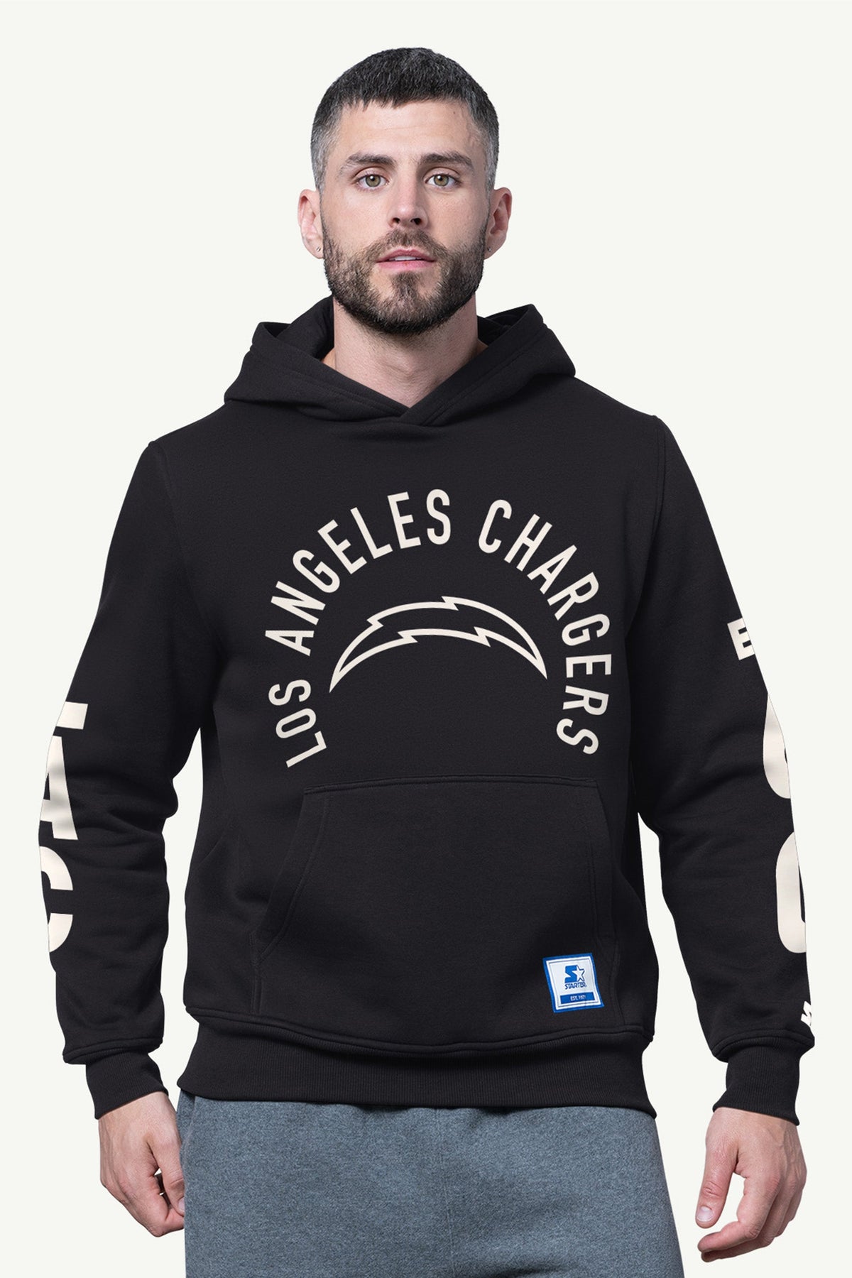 MENS LOS ANGELES CHARGERS HANDOFF FLEECE HOODIE - Starter