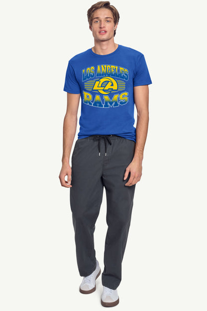 MENS LOS ANGELES RAMS TEAM GRIT SHORT SLEEVE T SHIRT - Royal