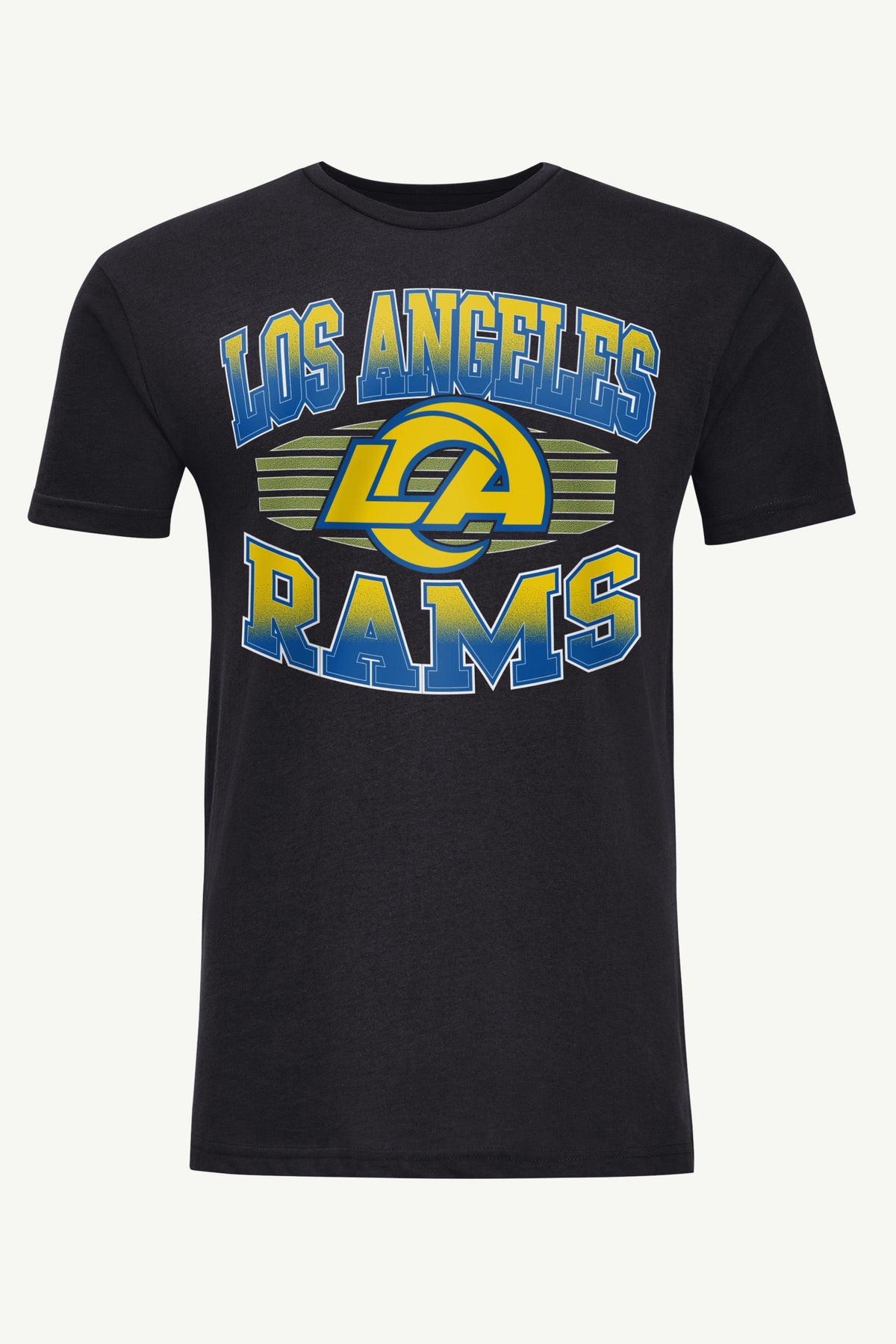 MENS LOS ANGELES RAMS TEAM GRIT SHORT SLEEVE T SHIRT - Black