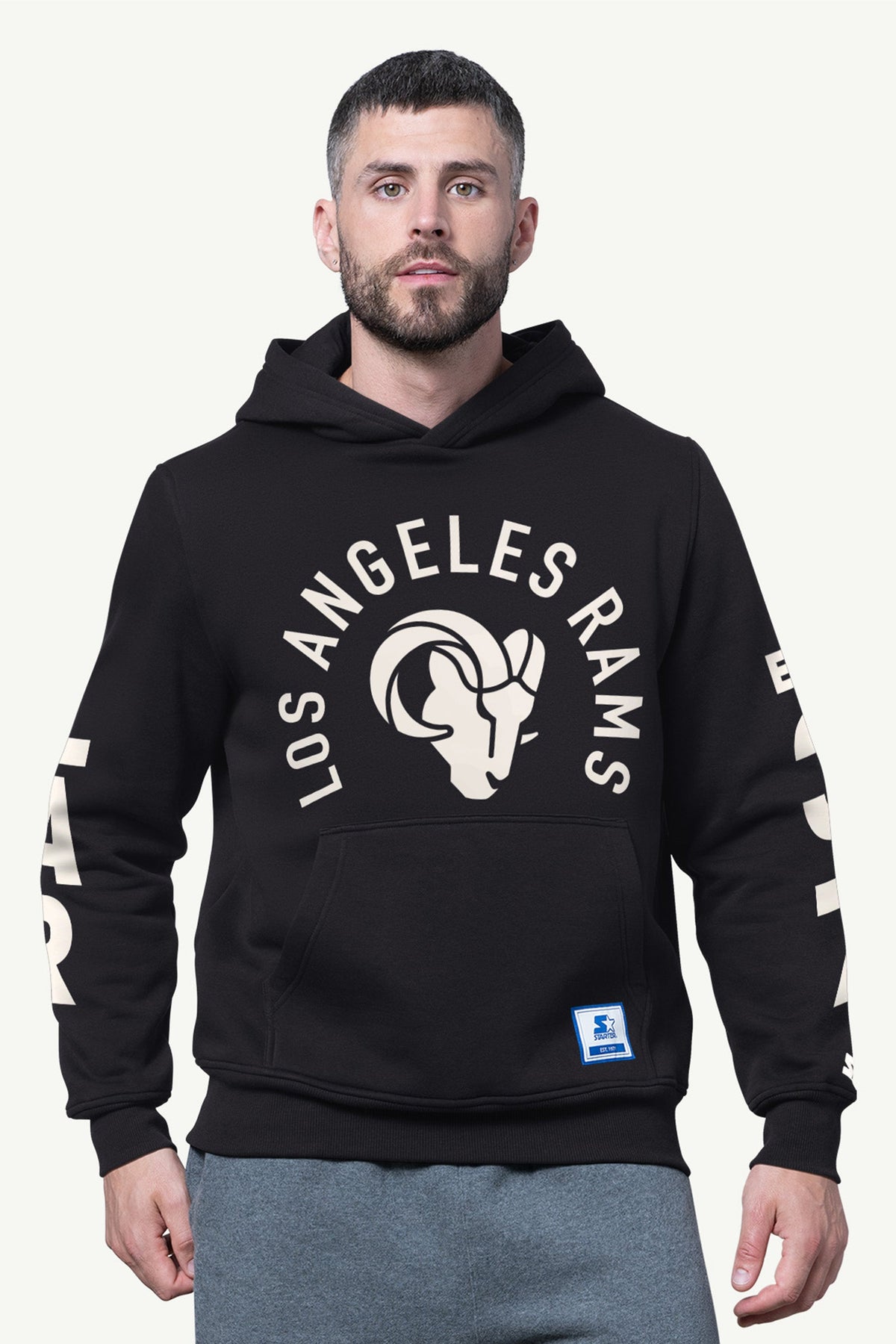 MENS LOS ANGELES RAMS HANDOFF FLEECE HOODIE - Starter