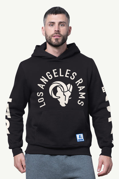 MENS LOS ANGELES RAMS HANDOFF FLEECE HOODIE - Starter