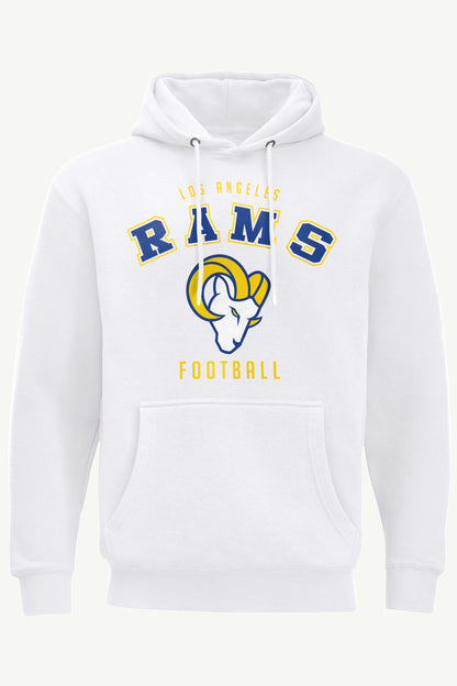 MENS LOS ANGELES RAMS HOODIE - White