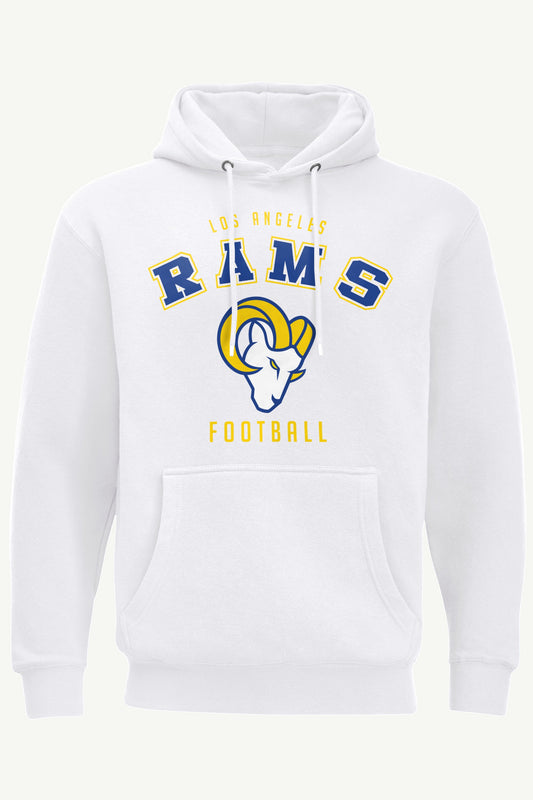 MENS LOS ANGELES RAMS HOODIE - White