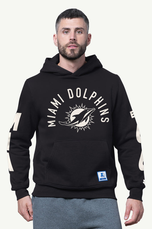 MENS MIAMI DOLPHINS HANDOFF FLEECE HOODIE - Starter