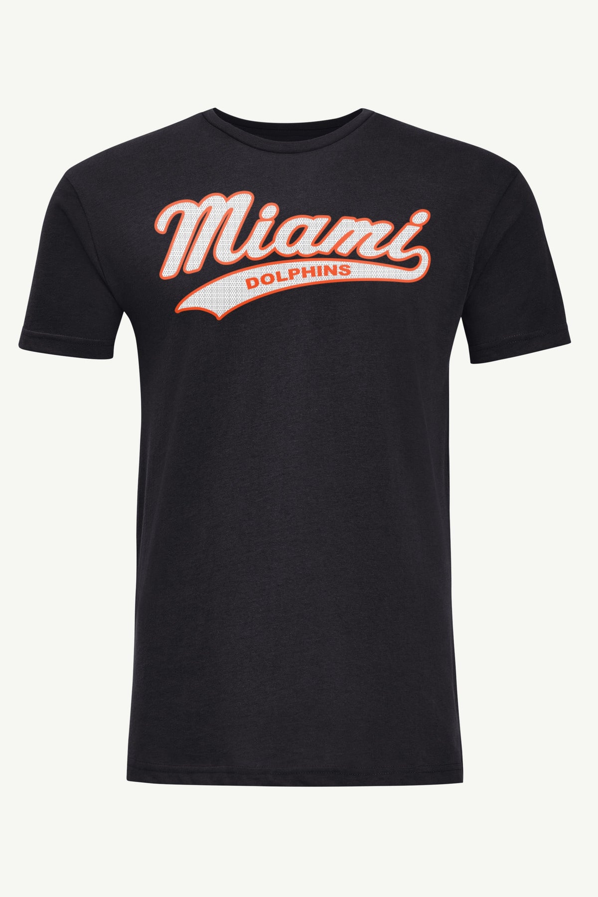 MENS MIAMI DOLPHINS TAILSWEEP T SHIRT - Black