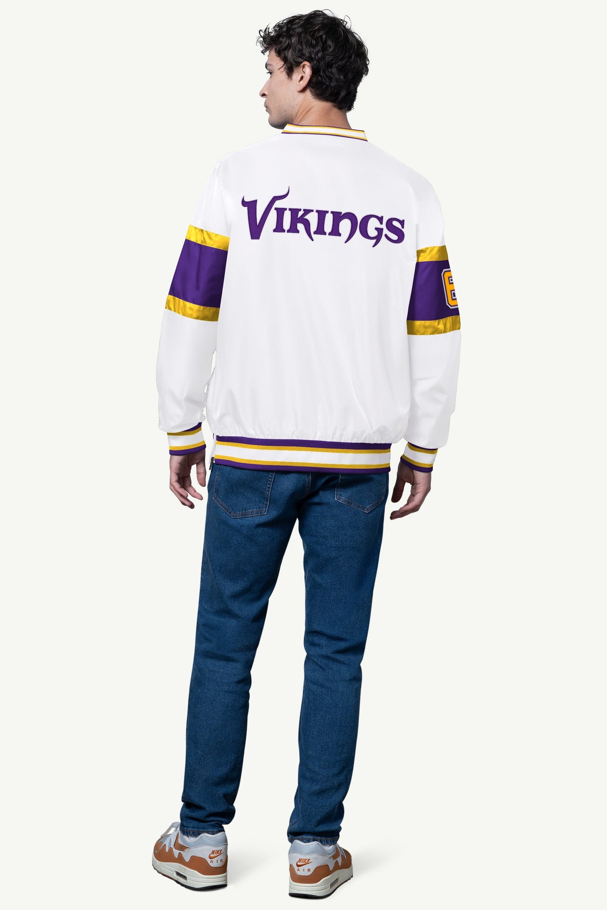 MENS MINNESOTA VIKINGS SIGNAL COLLAR PULLOVER - Starter