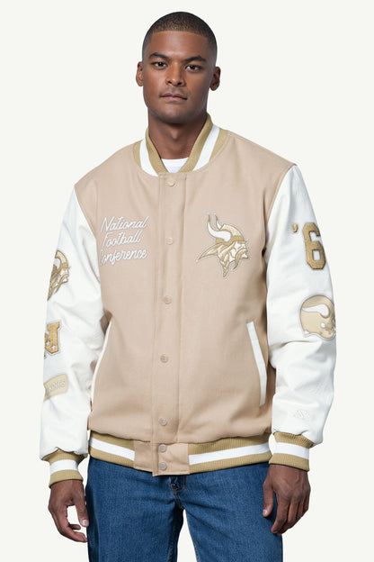 MENS MINNESOTA VIKINGS VARSITY JACKET - Multi