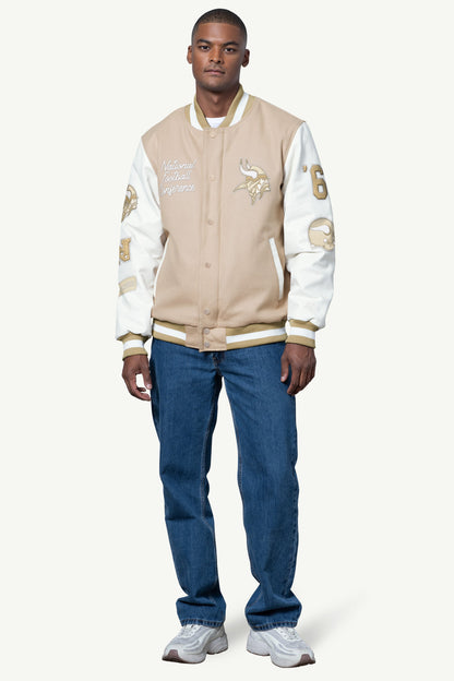 MENS MINNESOTA VIKINGS VARSITY JACKET - Multi