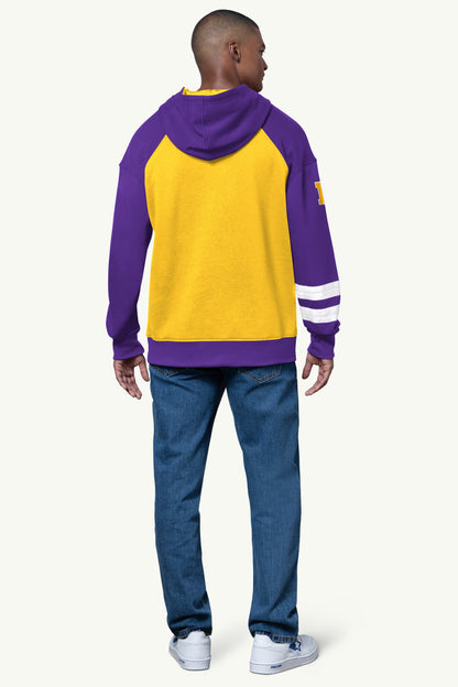 MENS MINNESOTA VIKINGS INTERCEPTION COLORBLOCK HOODIE - Starter