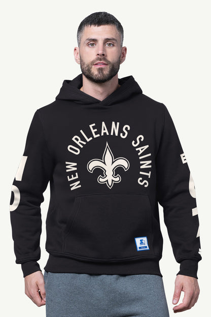 MENS NEW ORLEANS SAINTS HANDOFF FLEECE HOODIE - Starter