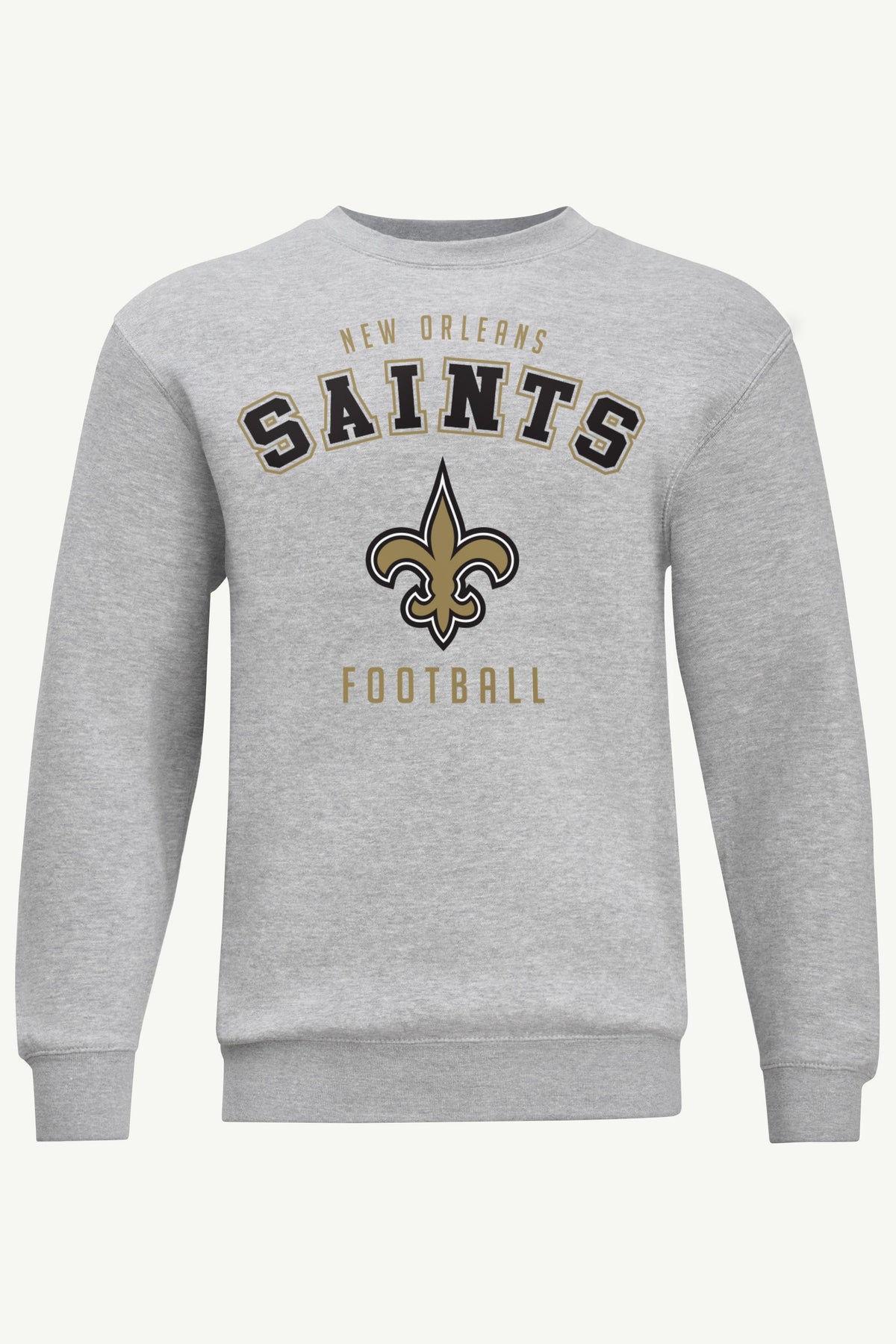 MENS NEW ORLEANS SAINTS SWEATSHIRT - Heather Grey