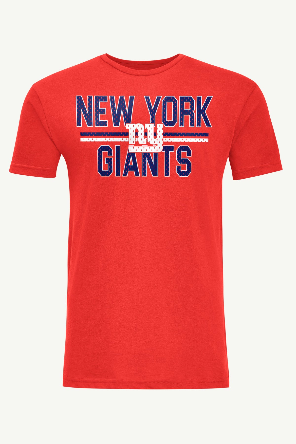MENS NEW YORK GIANTS MESH LOOK T SHIRT - Red