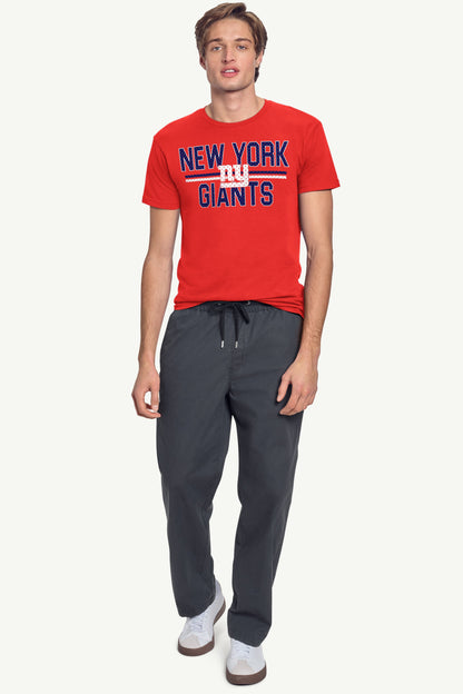 MENS NEW YORK GIANTS MESH LOOK T SHIRT - Red