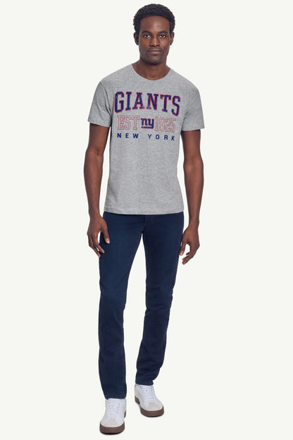 MENS NEW YORK GIANTS RETRO T SHIRT - Heather Grey