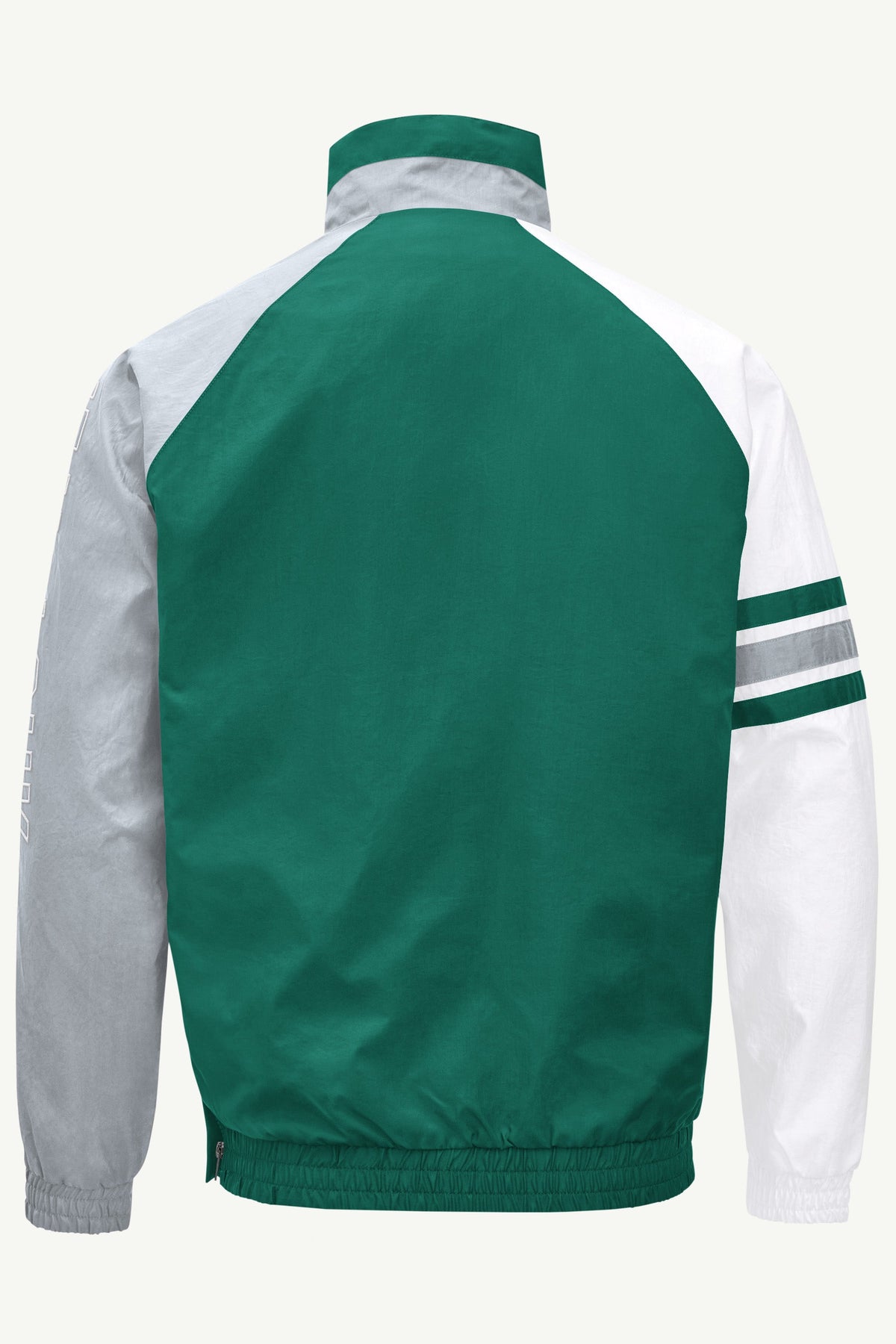 MENS NEW YORK JETS QUARTER ZIP JACKET - green