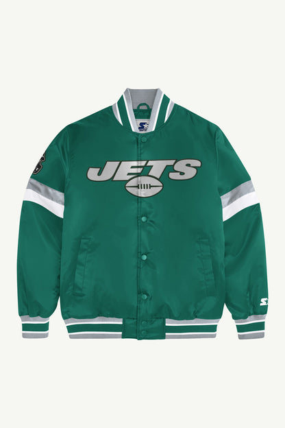 NEW YORK JETS HOME GAME VARSITY JACKET - Ny Jets