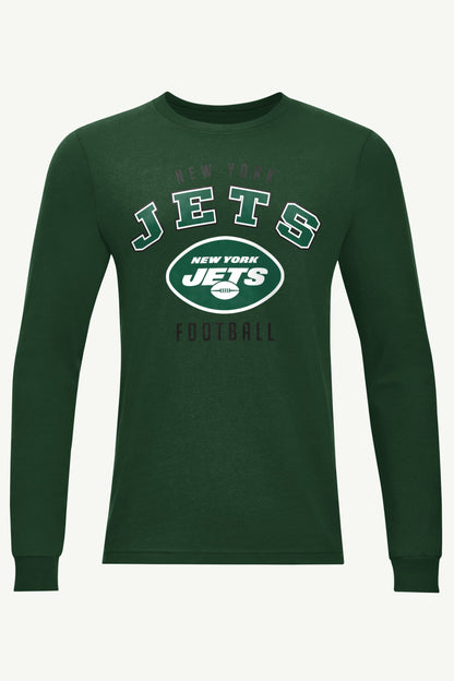 MENS NEW YORK JETS LONG SLEEVE T SHIRT - Green