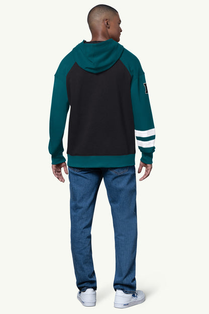 MENS PHILADELPHIA EAGLES INTERCEPTION COLORBLOCK HOODIE - Starter