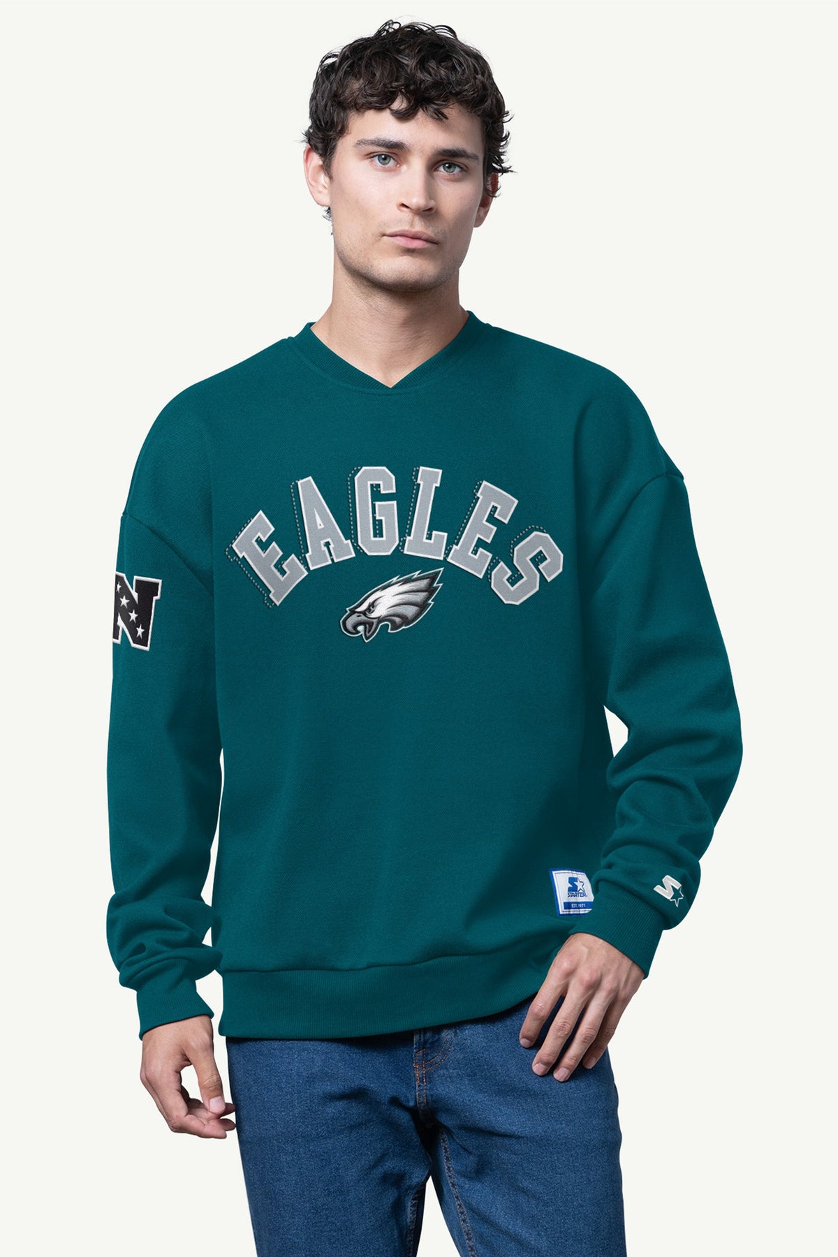 MENS PHILADELPHIA EAGLES PIQUE PULLOVER - Starter