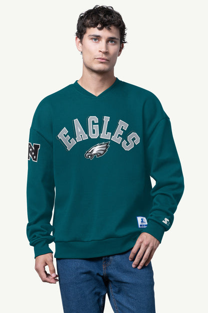 MENS PHILADELPHIA EAGLES PIQUE PULLOVER - Starter