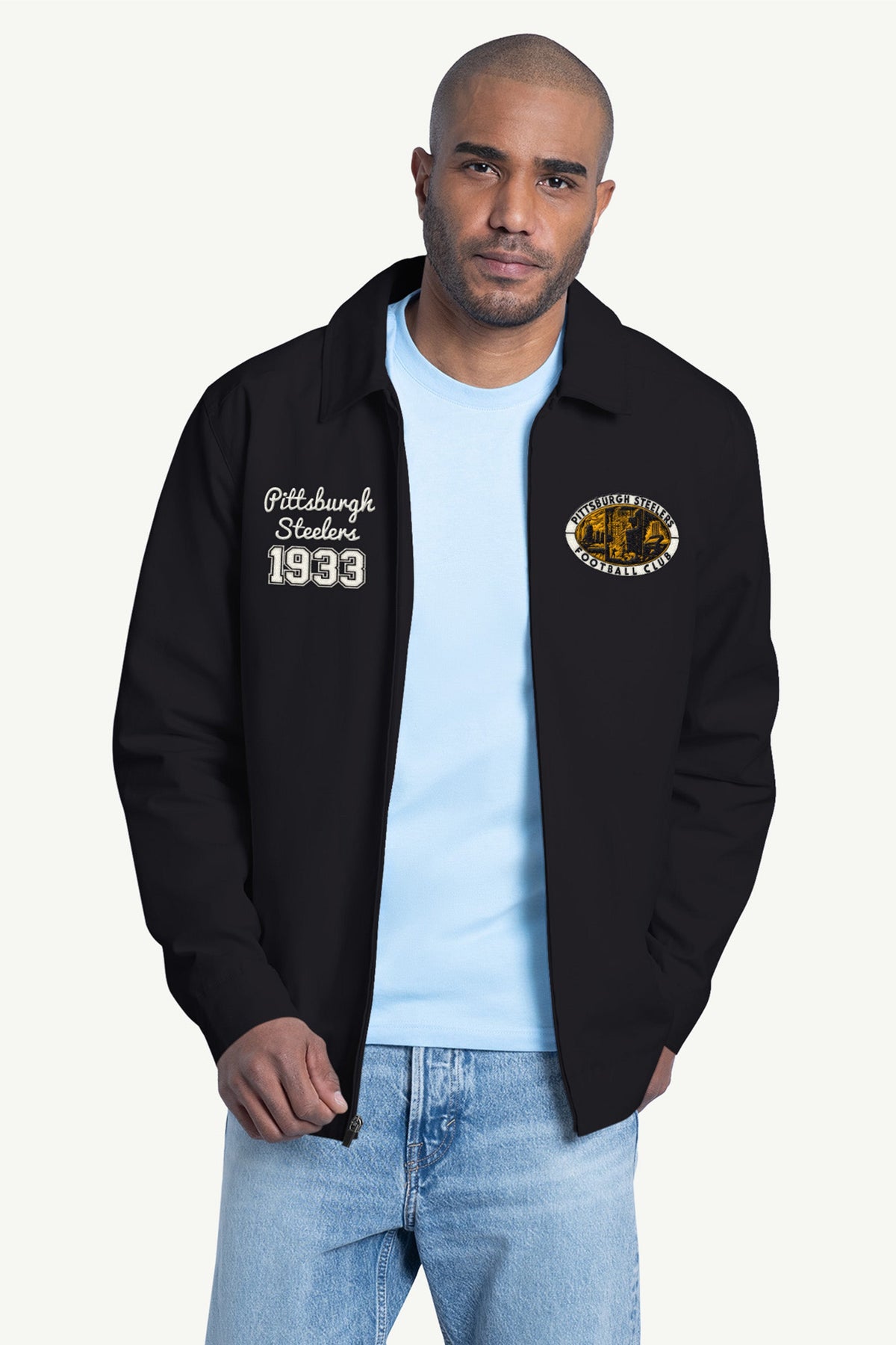 MENS PITTSBURGH STEELERS FRANCHISE FULL ZIP JACKET - Multi