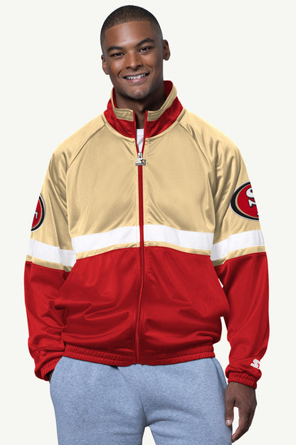 MENS SAN FRANCISCO 49ERS VETERAN TRACK JACKET - Starter