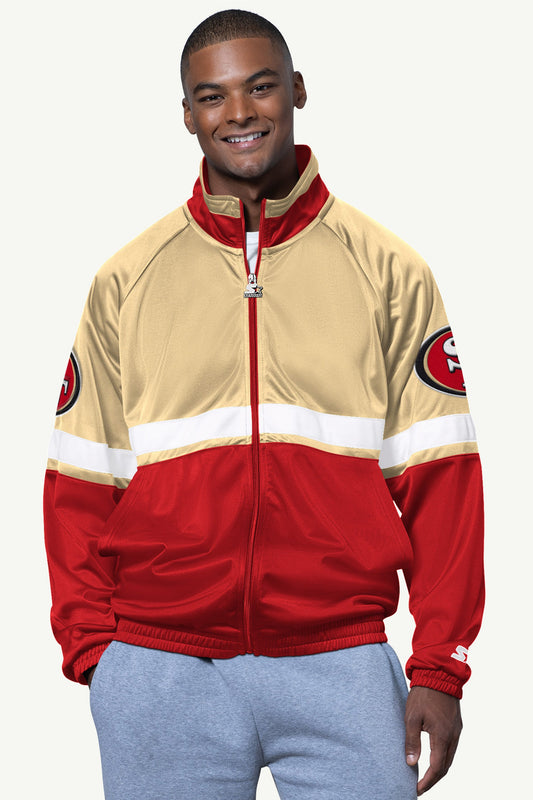 MENS SAN FRANCISCO 49ERS VETERAN TRACK JACKET - Starter