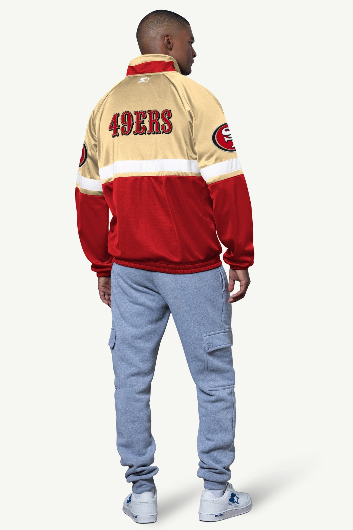 MENS SAN FRANCISCO 49ERS VETERAN TRACK JACKET - Starter