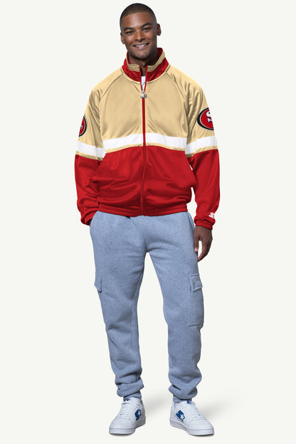 MENS SAN FRANCISCO 49ERS VETERAN TRACK JACKET - Starter