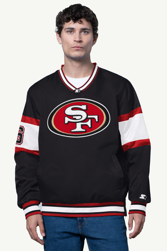 MENS SAN FRANCISCO 49ERS V-NECK PULLOVER - Multi